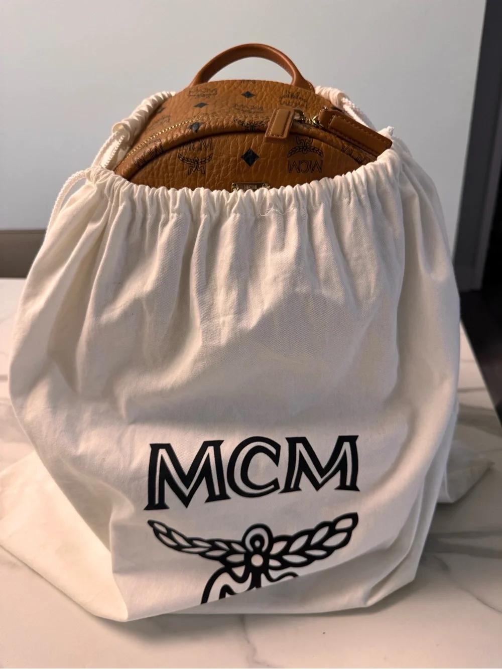 MCM compact backpack